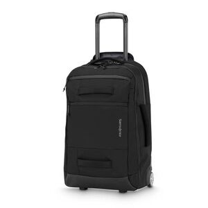 Samsonite Black Rolling convertible backpack travel Duffel Bag laptop sleeve EUC